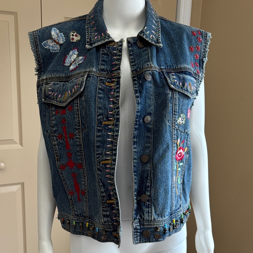 Vintage DKNY JEANS denim vest
